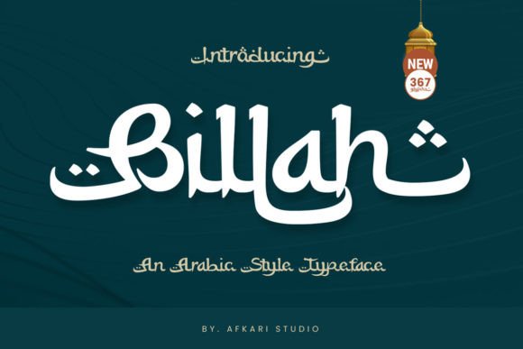Billah: A Graceful Arabic-Style Typeface for Editorial Elegance