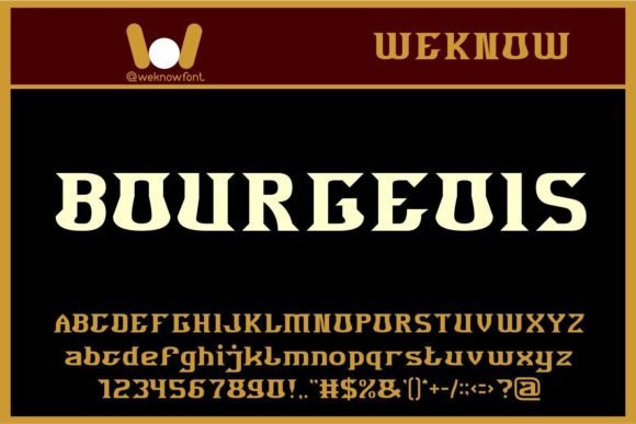 Bourgeois Font Review: A Slab Serif for Bold Branding