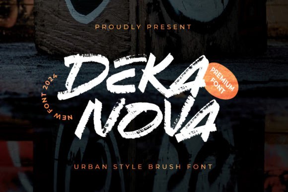 Dekanova: A Display Font That Brings Artistic Energy to Branding