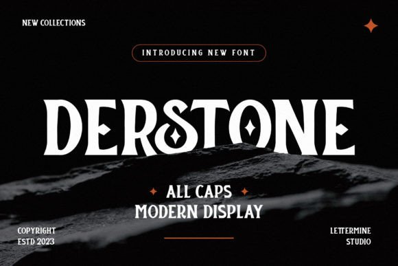 Derstone: A Display Font That Elevates Campaign Visuals with Sophisticated Style