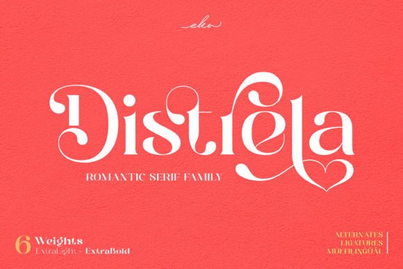 Distrela: A Designer’s Take on This Bold Display Font