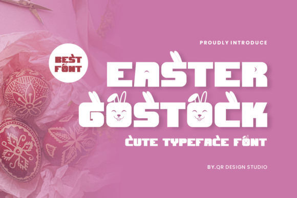 Easter Gostock: A Bold Display Font for Modern Web Design