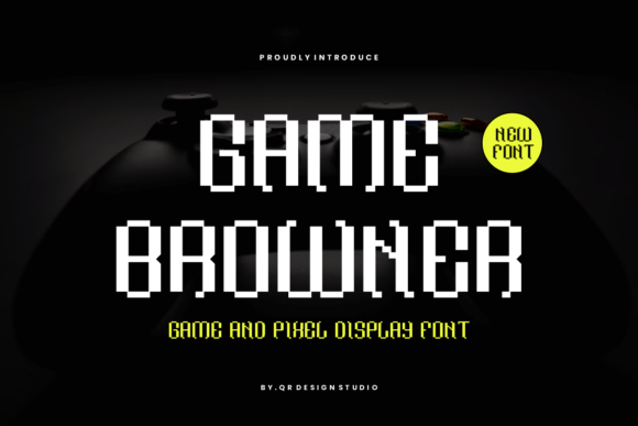 Game Browner: A Modern Display Font That Elevates Small Business Branding