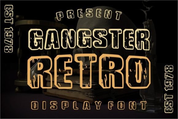 Gangster Retro: A Bold Display Font for Scroll-Stopping Marketing Design