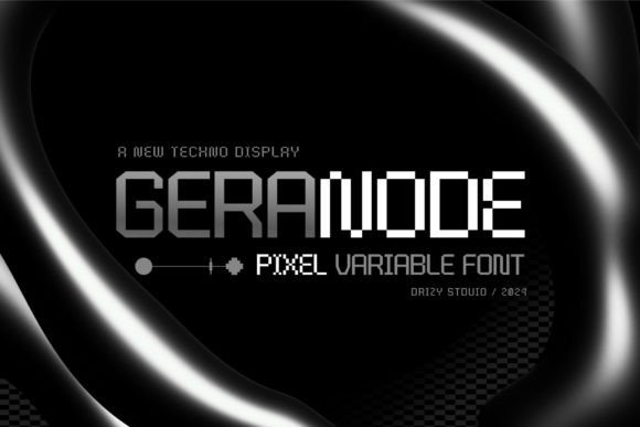 Geranode: A Dynamic Display Font for Modern Editorial Design