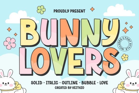How Bunny Lovers Font Adds Energy to Campaign Visuals