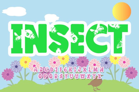 Insect: A Joyful Display Font for Modern Web and Digital Design