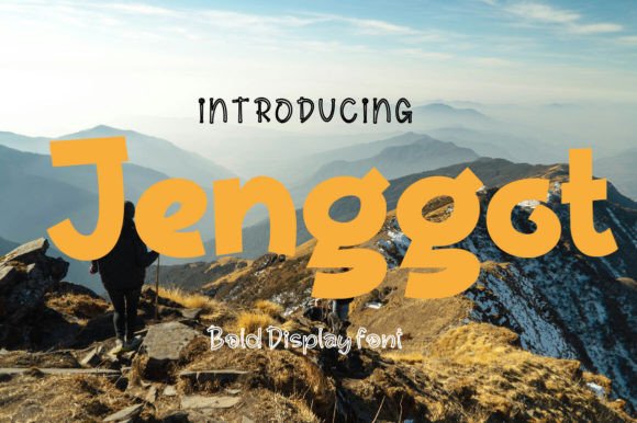 Jenggot Font: A Bold Handwritten Display Typeface for Editorial Design