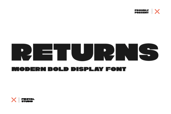 Make Your Mark with the Returns Display Font