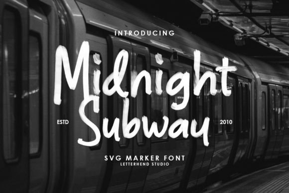 Midnight Subway: A Bold Display Font for Scroll-Stopping Digital Campaigns