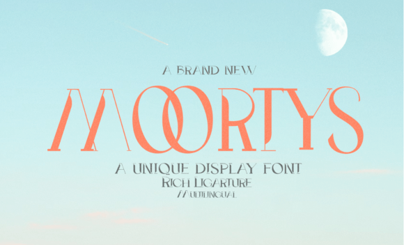 Moortys: A Display Font That Elevates Small Business Branding