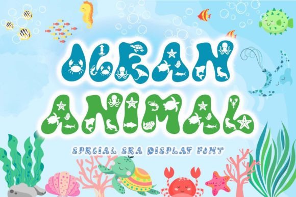 Ocean Animal Font: Bring Coastal Charm to Your Brand