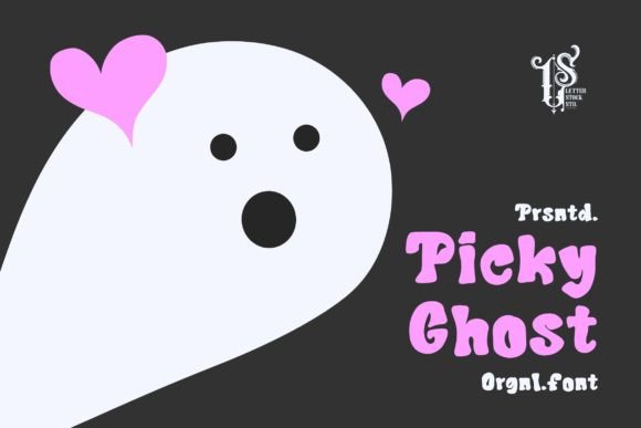 Picky Ghost: A Playful Display Font for Creative Branding Projects