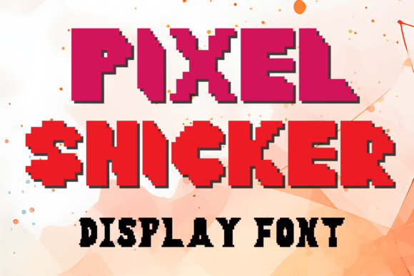 Pixel Snicker Font: Retro Display Typography for Digital Marketing