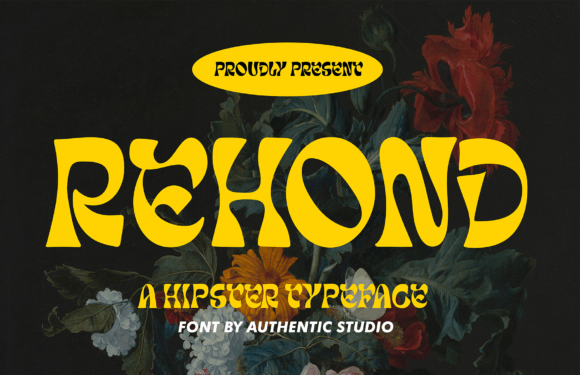 Rehond: A Bold Display Typeface for Playful Web Design