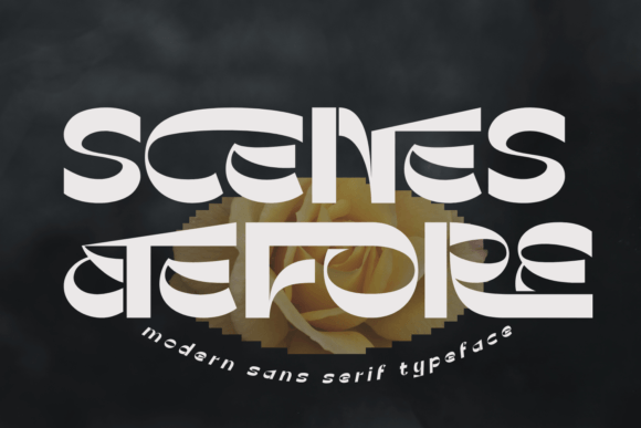 Scenes Before: A Psychedelic Sans Serif Font for Bold Brand Identities