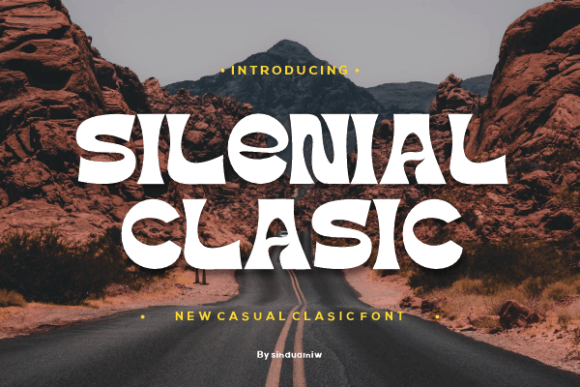 Silenial Clasic: A Retro Display Font That Elevates Small Business Branding