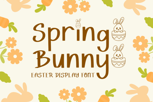 Spring Bunny Font Review: A Playful Display Typeface for Branding
