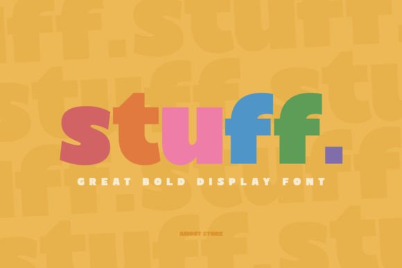 Stuff Font: Elevating Modern Marketing with Vintage Flair