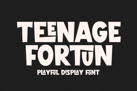 Teenage Fortun: A Bold Display Font for Modern Marketing Visuals