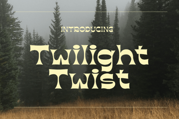 Twilight Twist: A Retro Typeface That Boosts Campaign Recognition